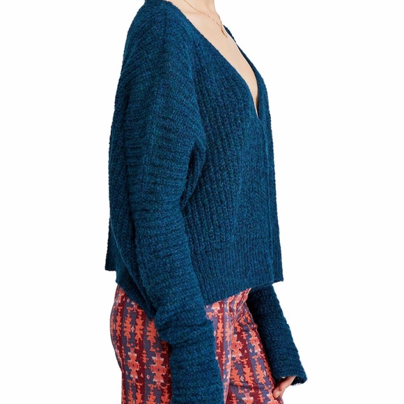 Free People Moon Beam Alpaca blend v-neck sweater - Picture 3 of 15